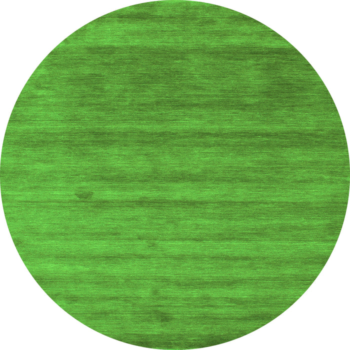 Square Abstract Green Contemporary Rug, con56grn