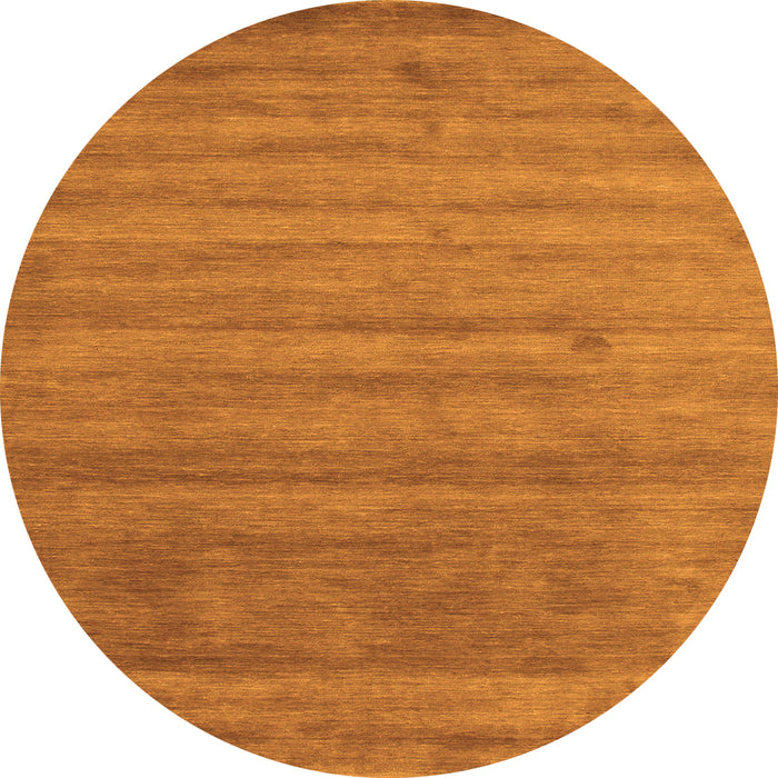 Square Abstract Orange Contemporary Rug, con56org