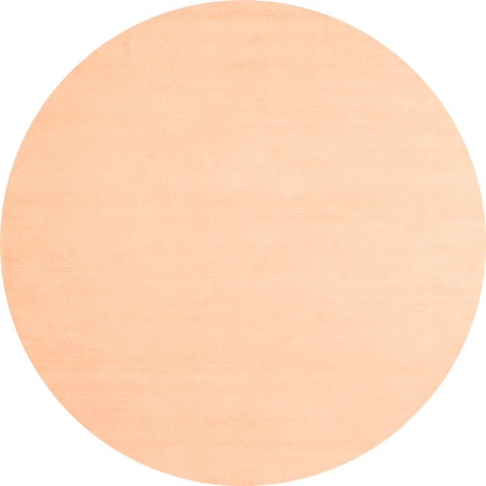 Square Abstract Orange Contemporary Rug, con570org