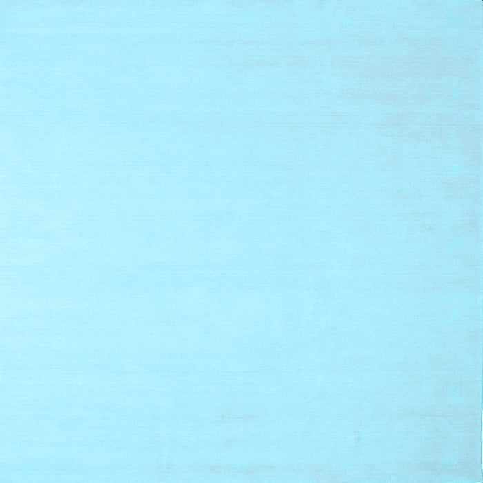 Square Abstract Light Blue Contemporary Rug, con570lblu