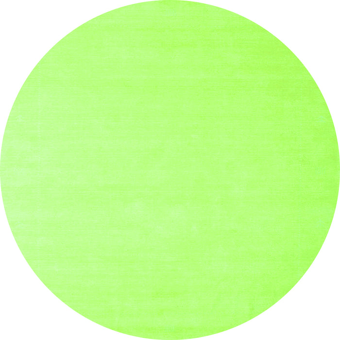 Square Abstract Green Contemporary Rug, con570grn