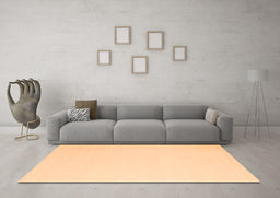 Machine Washable Abstract Brown Contemporary Rug in a Living Room,, wshcon570brn