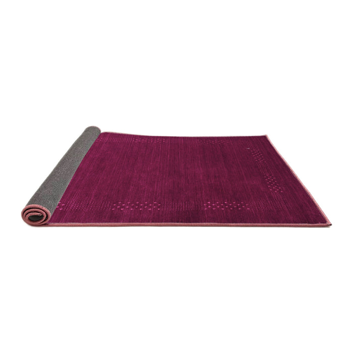 Sideview of Abstract Purple Contemporary Rug, con571pur