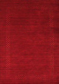 Abstract Red Contemporary Rug, con571red