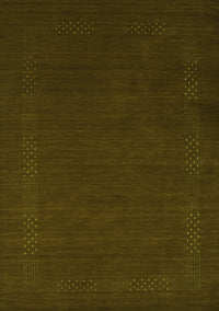 Abstract Green Contemporary Rug, con571grn