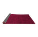 Sideview of Abstract Pink Contemporary Rug, con571pnk