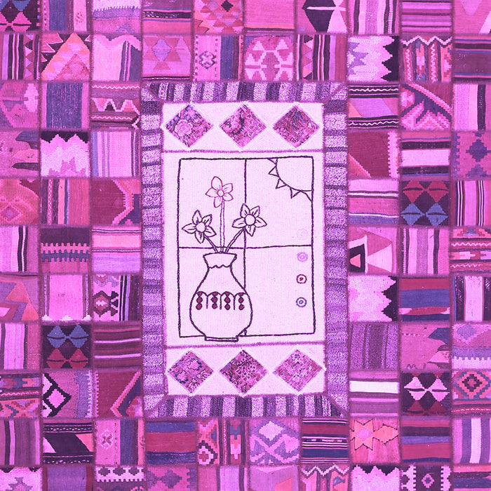 Oriental Purple Traditional Rug, con572pur