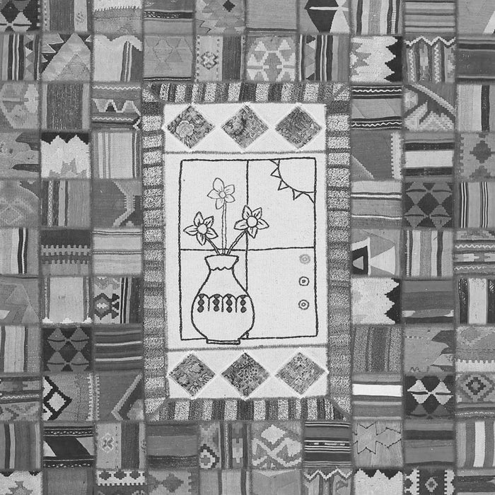 Oriental Gray Traditional Rug, con572gry