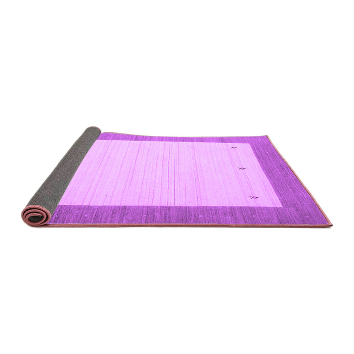 Sideview of Abstract Purple Contemporary Rug, con573pur