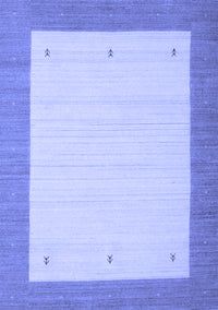 Abstract Blue Contemporary Rug, con573blu