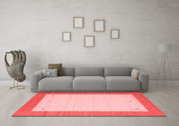 Contemporary Red Washable Rugs