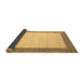 Sideview of Abstract Brown Contemporary Rug, con573brn