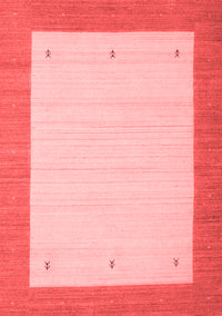 Abstract Red Contemporary Rug, con573red