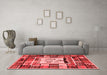 Country Red Washable Rugs