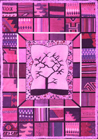 Southwestern Pink Country Rug, con574pnk