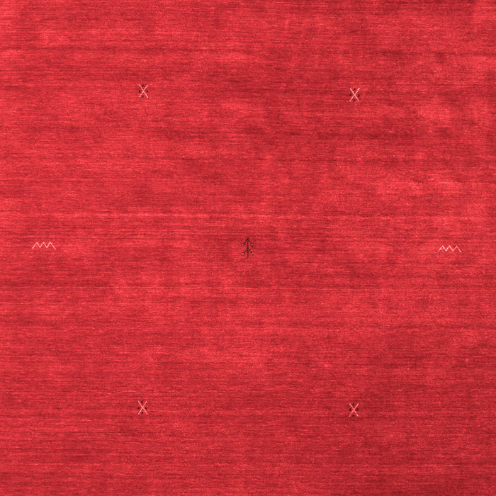 Abstract Red Contemporary Area Rugs