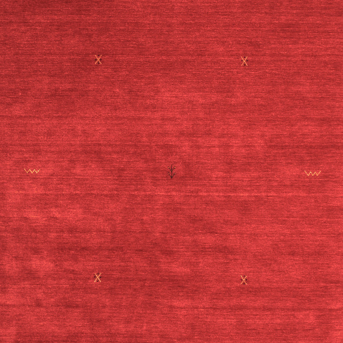 Abstract Orange Contemporary Rug, con575org