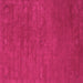 Square Abstract Pink Contemporary Rug, con575pnk