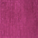 Square Abstract Purple Contemporary Rug, con575pur