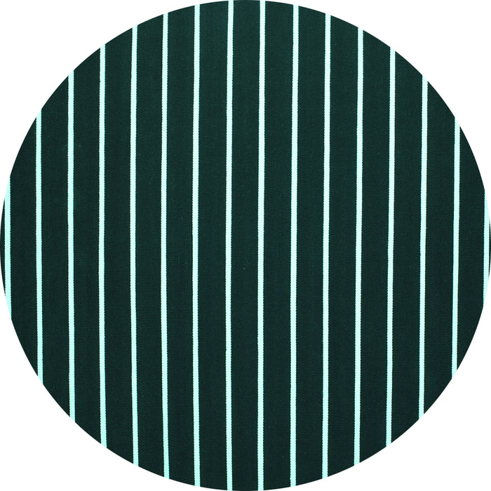 Round Abstract Turquoise Contemporary Rug, con576turq