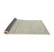 Thickness of Contemporary Sage Green Solid Rug, con577