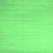 Square Solid Emerald Green Modern Rug, con577emgrn