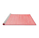 Modern Red Washable Rugs