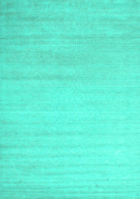 Solid Turquoise Modern Rug, con577turq