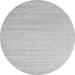 Machine Washable Solid Gray Modern Rug, wshcon577gry