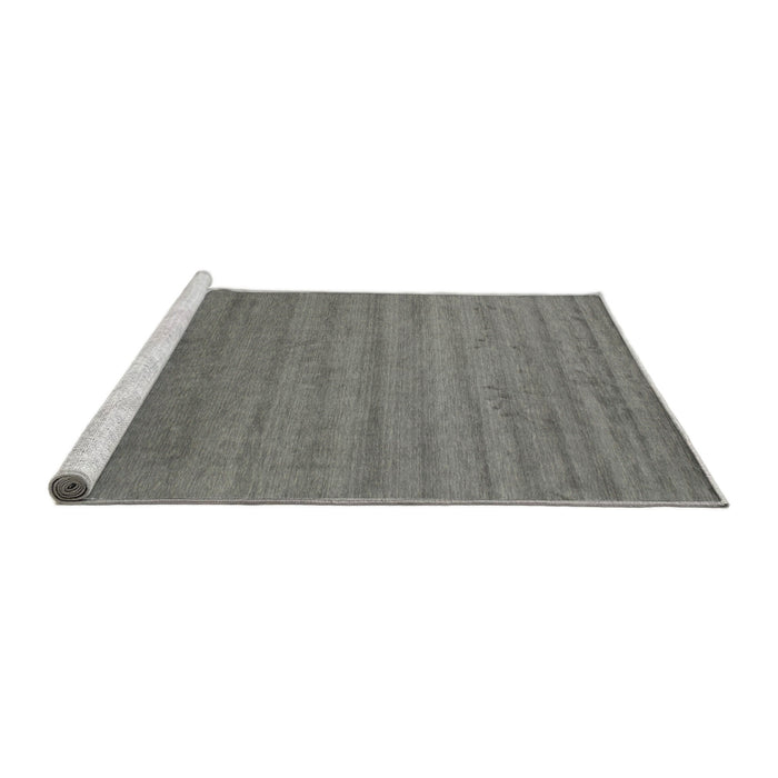Serging Thickness of Machine Washable Contemporary Sage Green Rug, wshcon578