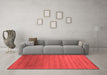 Contemporary Red Washable Rugs