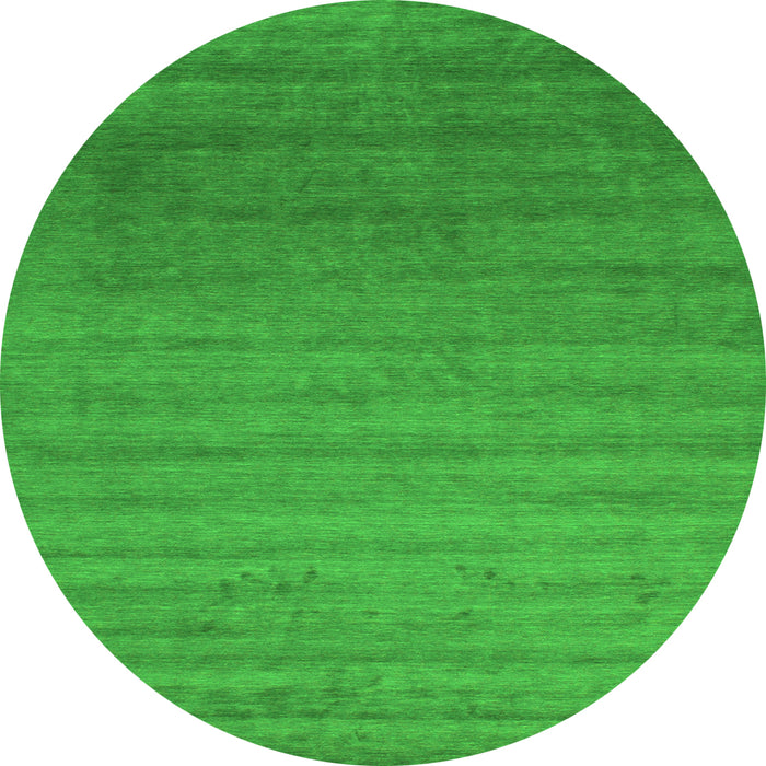 Square Abstract Green Contemporary Rug, con578grn