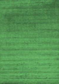 Abstract Emerald Green Contemporary Rug, con578emgrn