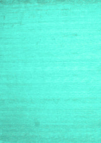 Solid Turquoise Modern Rug, con579turq