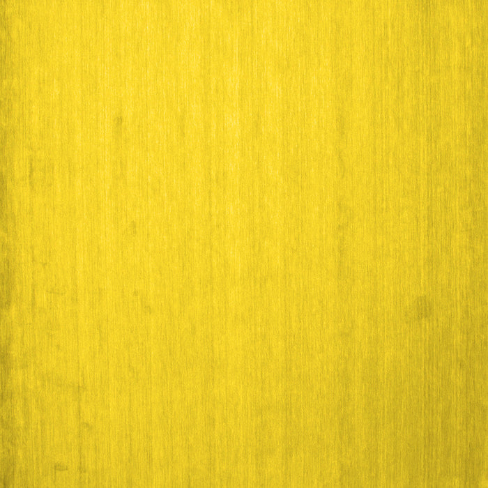 Square Solid Yellow Modern Rug, con579yw