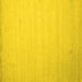 Square Solid Yellow Modern Rug, con579yw