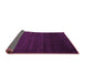 Sideview of Abstract Pink Contemporary Rug, con57pnk