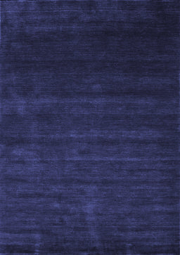 Abstract Blue Contemporary Rug, con57blu