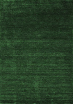 Abstract Emerald Green Contemporary Rug, con57emgrn