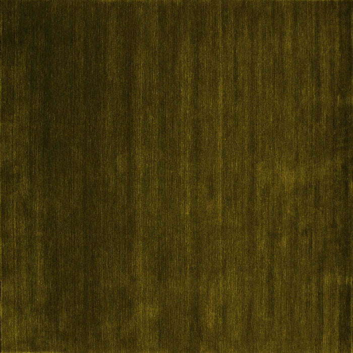 Square Machine Washable Abstract Yellow Contemporary Rug, wshcon57yw