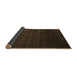 Sideview of Abstract Brown Contemporary Rug, con57brn