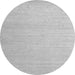 Machine Washable Solid Gray Modern Rug, wshcon580gry