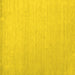 Square Solid Yellow Modern Rug, con580yw