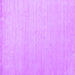 Square Machine Washable Solid Purple Modern Area Rugs, wshcon580pur