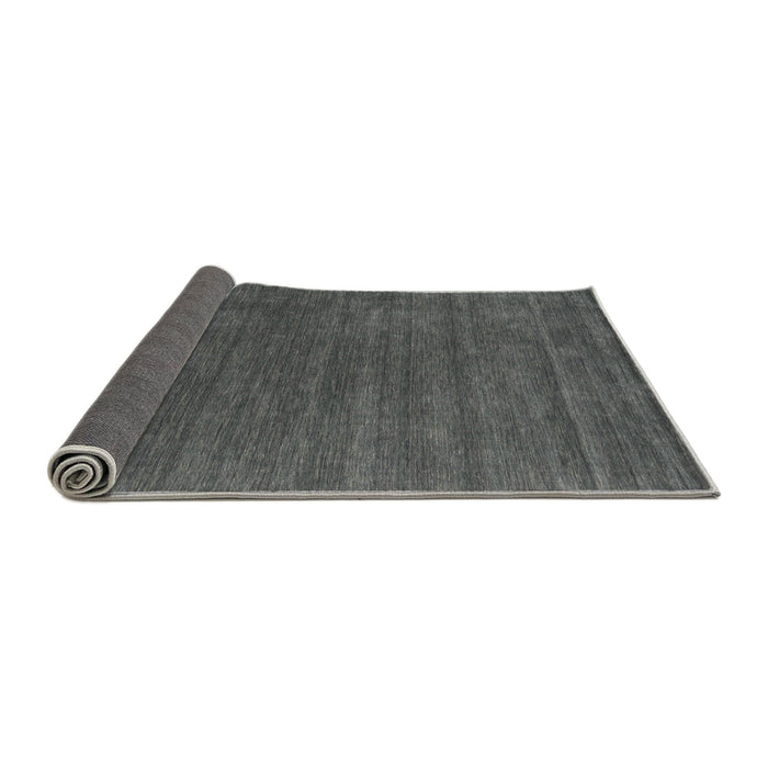 Thickness of Contemporary Gray Modern Rug, con581