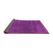 Sideview of Abstract Pink Contemporary Rug, con581pnk