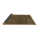 Sideview of Abstract Brown Contemporary Rug, con581brn