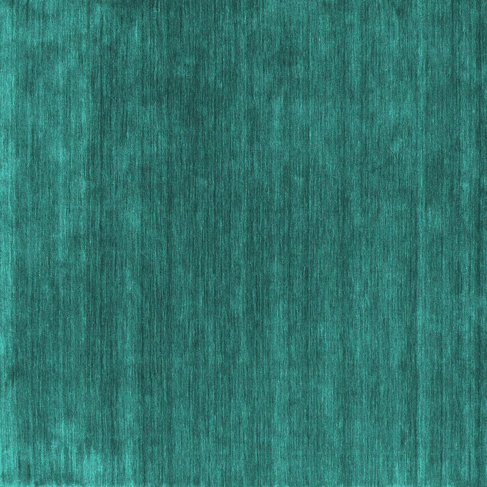 Square Machine Washable Abstract Turquoise Contemporary Area Rugs, wshcon581turq