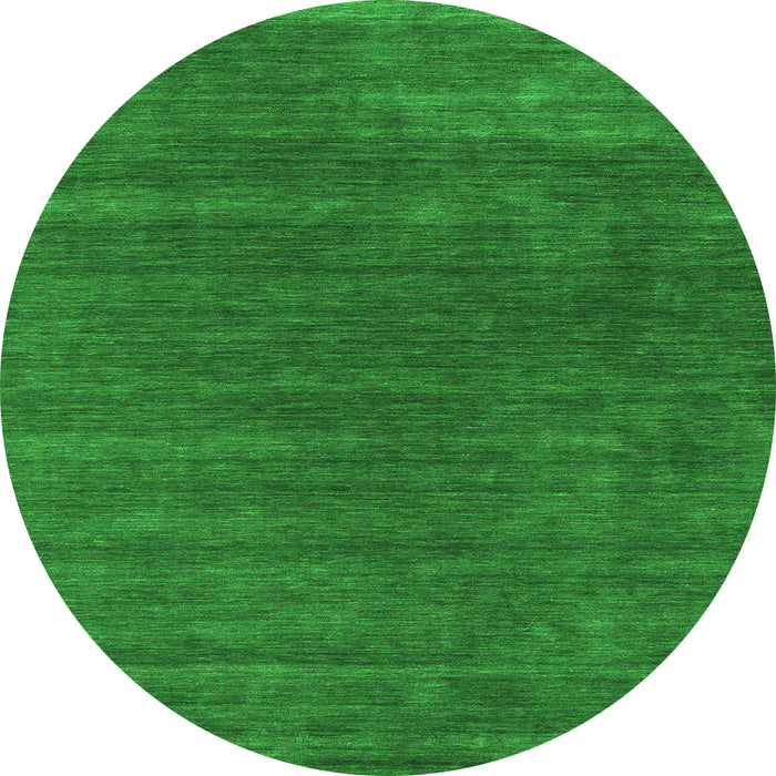 Square Abstract Green Contemporary Rug, con581grn