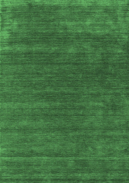 Abstract Emerald Green Contemporary Rug, con581emgrn